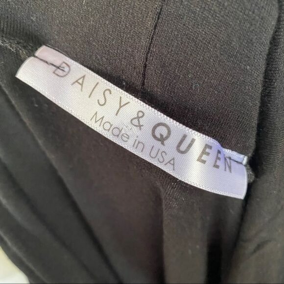 Daisy & Queen Black Turtle Neck Skirted Maxi Dress Size M - Picture 2 of 10